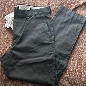 J. Crew Dark Gray Chinos Versatile Cotton Blend